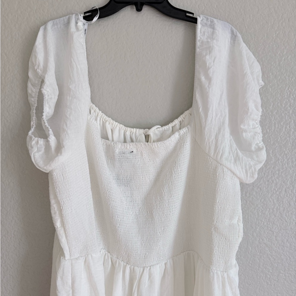 City Chic Plus Size Maxi White Maxi Dress with Lace Details - Picture 6 of 7